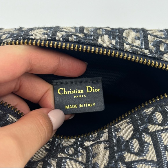 Dior toiletry bag canvas make up cosmetic pouch - Picture 10 of 10